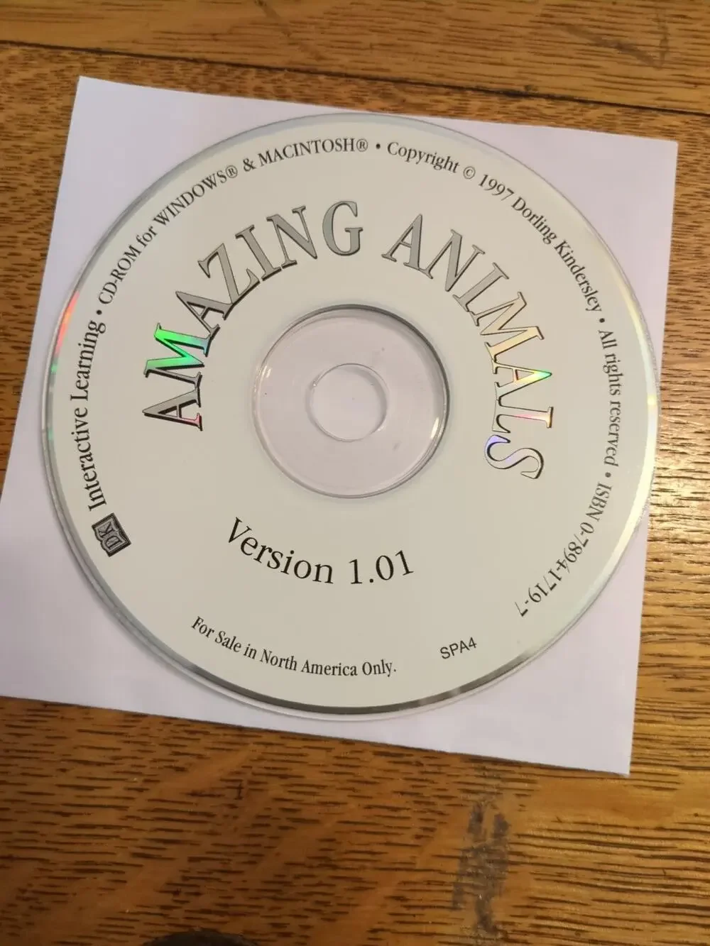 Amazing Animals Activity Center CD-ROM Interactive Learning disc only